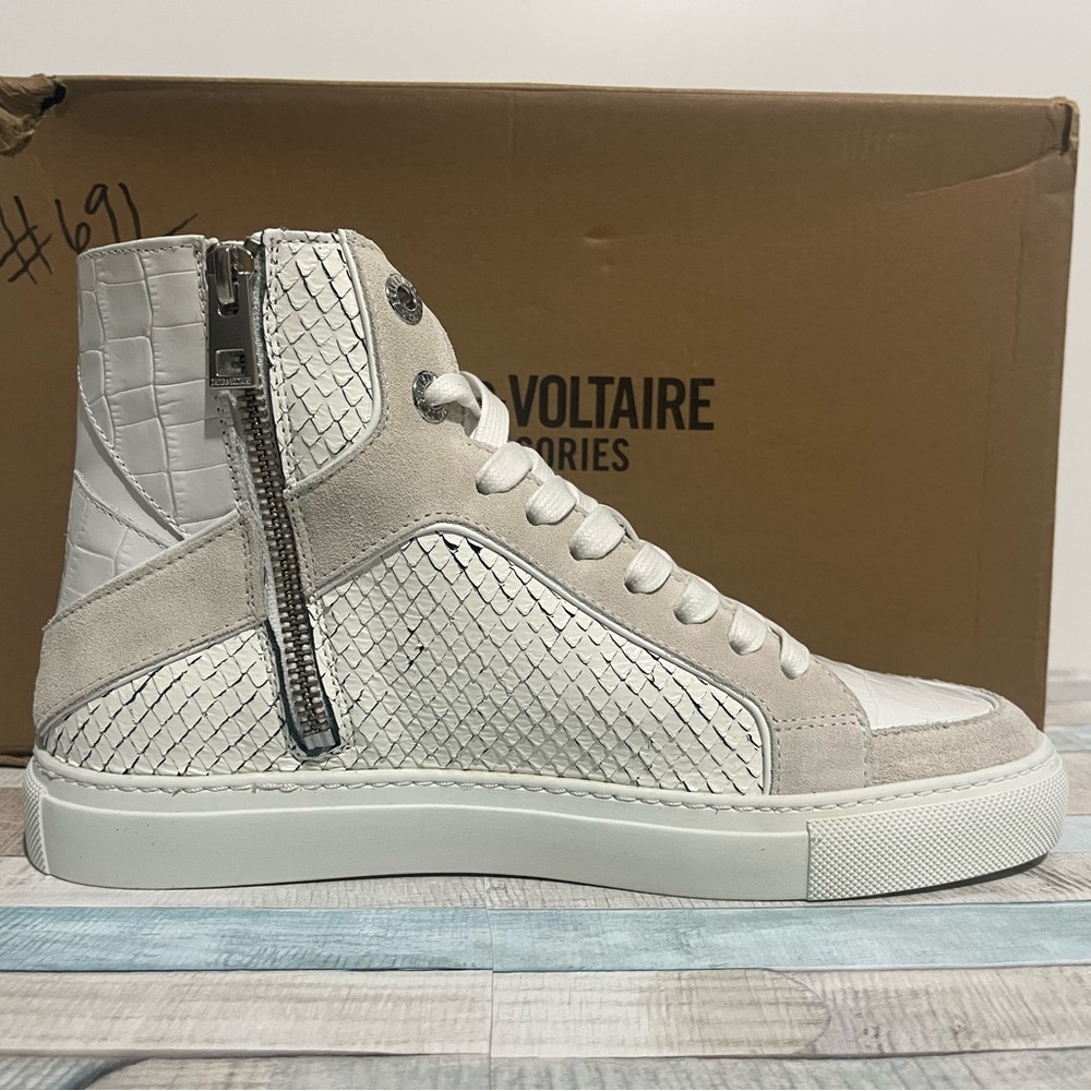 Zadig & Voltaire High Flash Keith High-Top Sneakers - Picture 7 of 10
